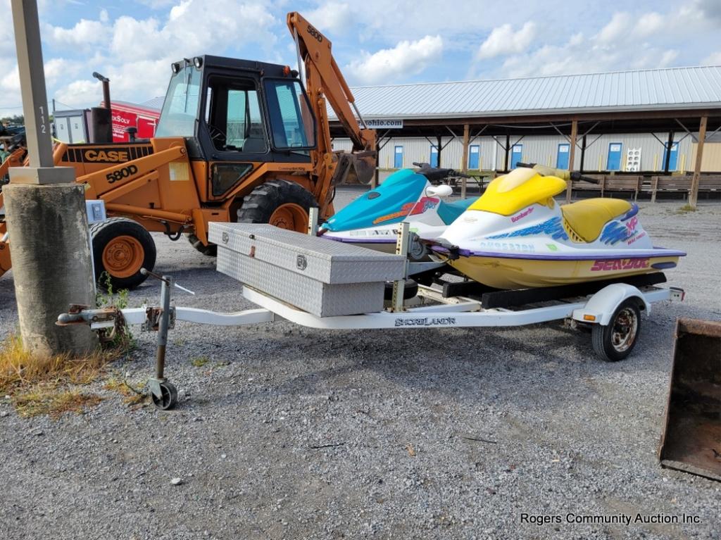 2 Jet Ski"s W/trailer (no Title)