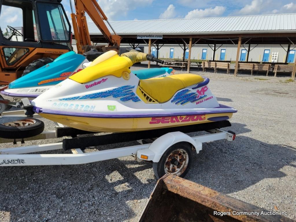 2 Jet Ski"s W/trailer (no Title)