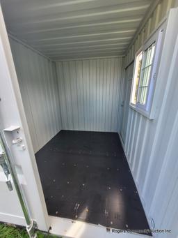 9' Container W/ Man Door And Window - New