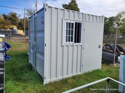 9' Container W/ Man Door And Window - New