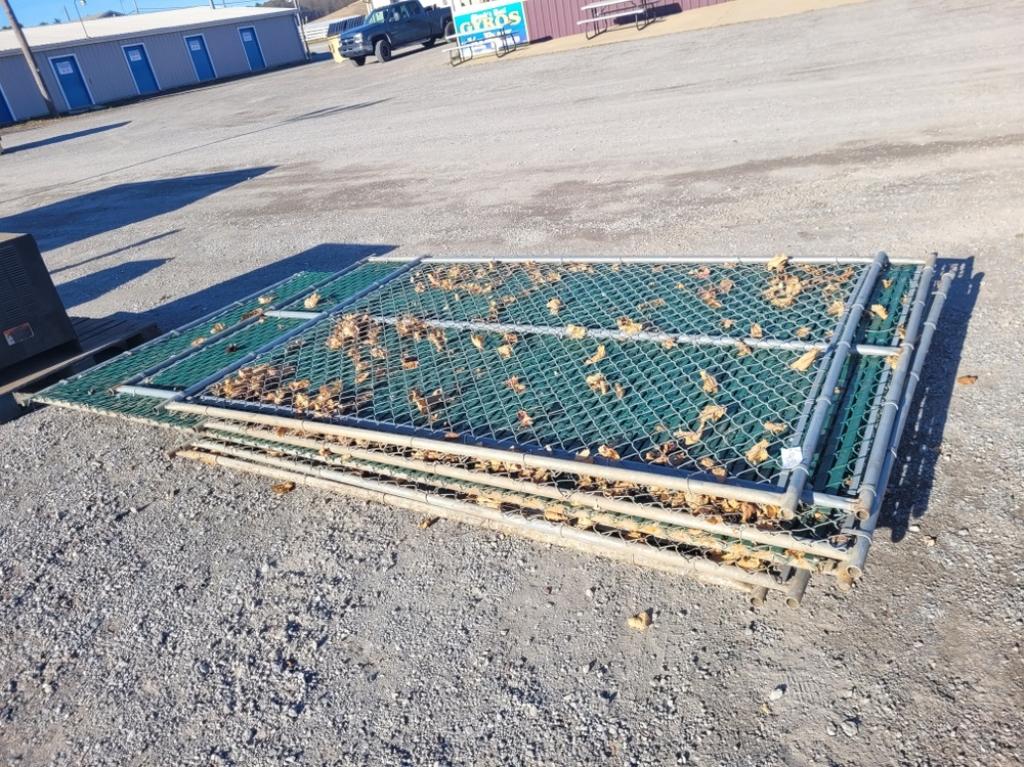 9 Chainlink Fence Panels