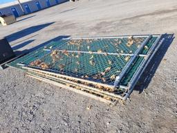 9 Chainlink Fence Panels