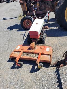 Gravely Walk Behind Garden Tractor w/ Rotary Mower