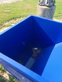 Blue Dump Hopper