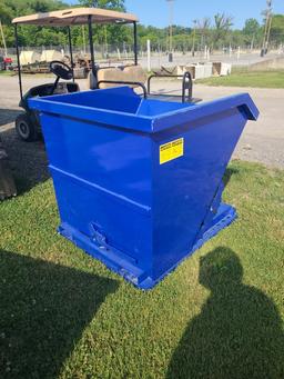 Blue Dump Hopper