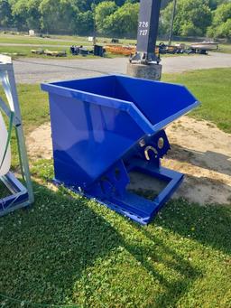 Blue Dump Hopper