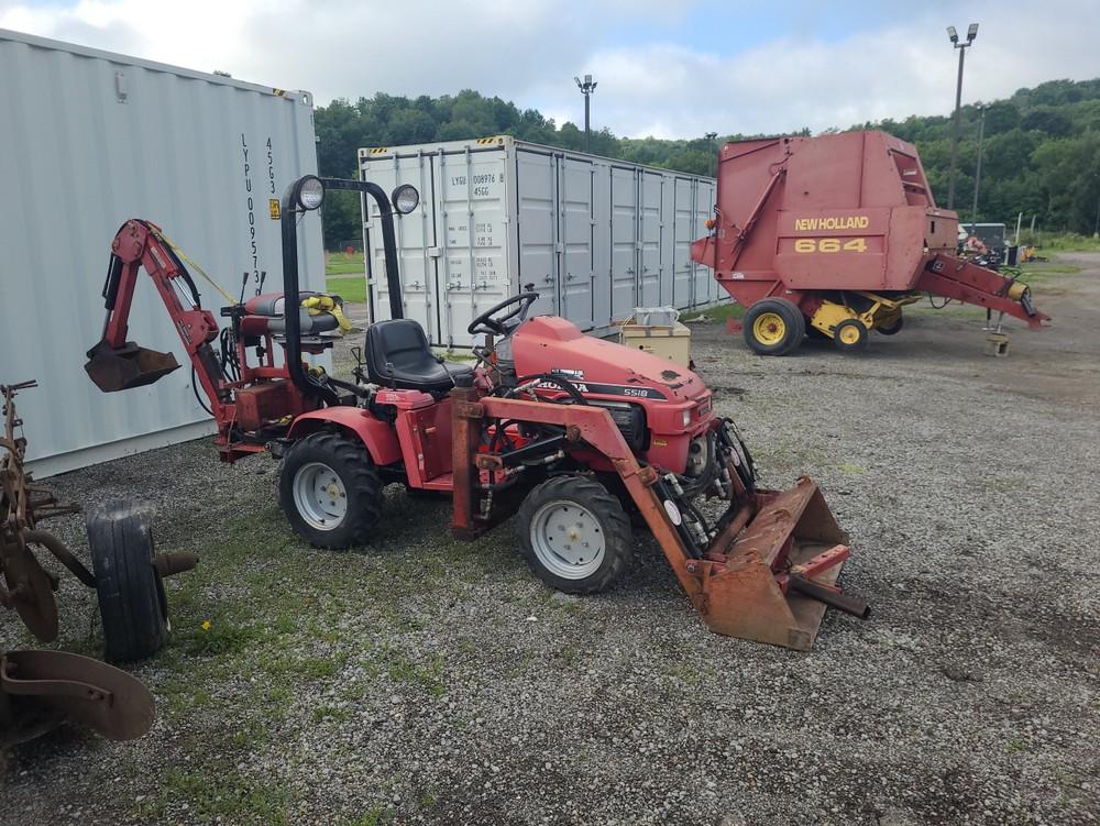 Honda 5518 Gas Tractor w/ Loader & Backhoe