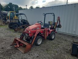 Honda 5518 Gas Tractor w/ Loader & Backhoe