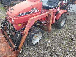 Honda 5518 Gas Tractor w/ Loader & Backhoe