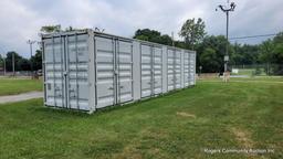 40' High Cube Container w/ Side Doors
