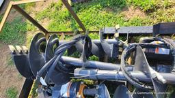 Skid Steer Auger Attachment w/ 2 Bits