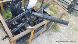AGT Heavy Duty Skid Steer Auger w/ 3 Bits
