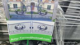 Greatbear 20' Bi-Parting Driveway Gates w/ Deer Scene