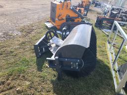 Mini Skid Loader Wolverine 48" Power Angle Broom
