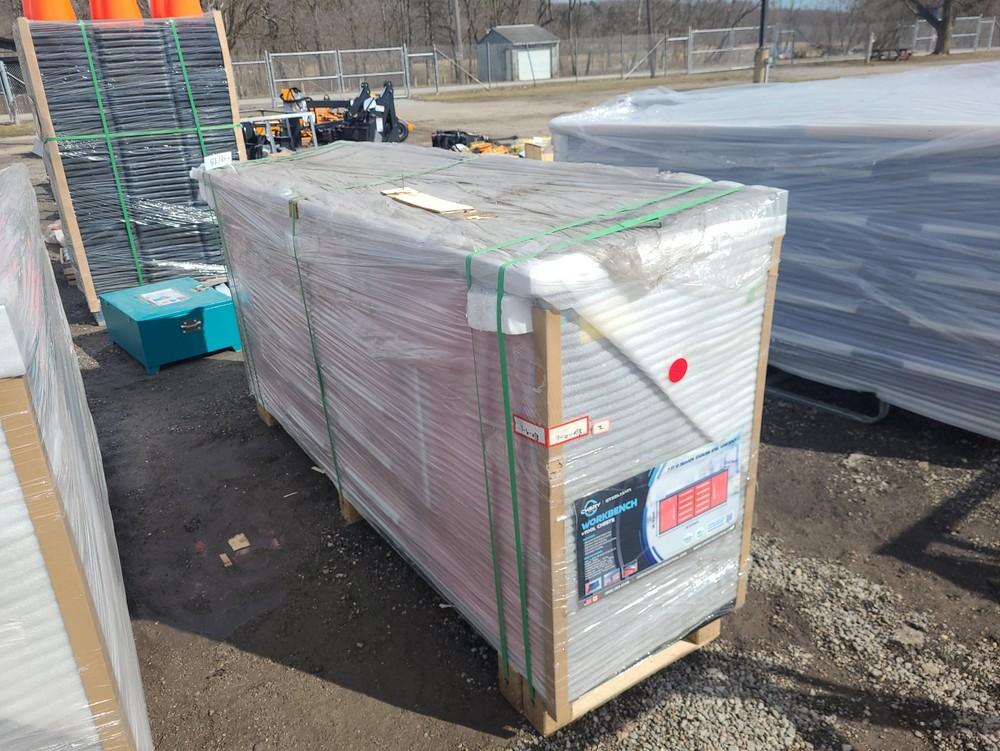 Red Steelman 10' Tool Box w/ 10 Drawers & 2 Cabinets
