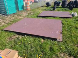 2 Pcs. 6'6" x 8' x 5/8" Plate Steel