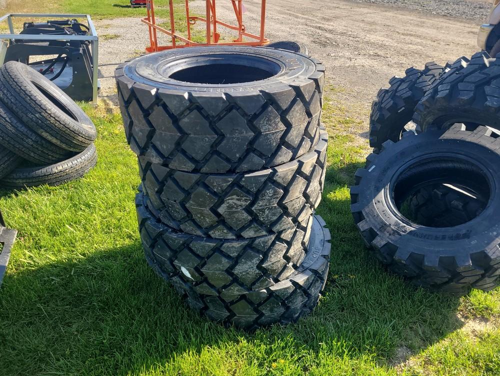 4 Skid Loader Tires 10-16.5 NHS - New