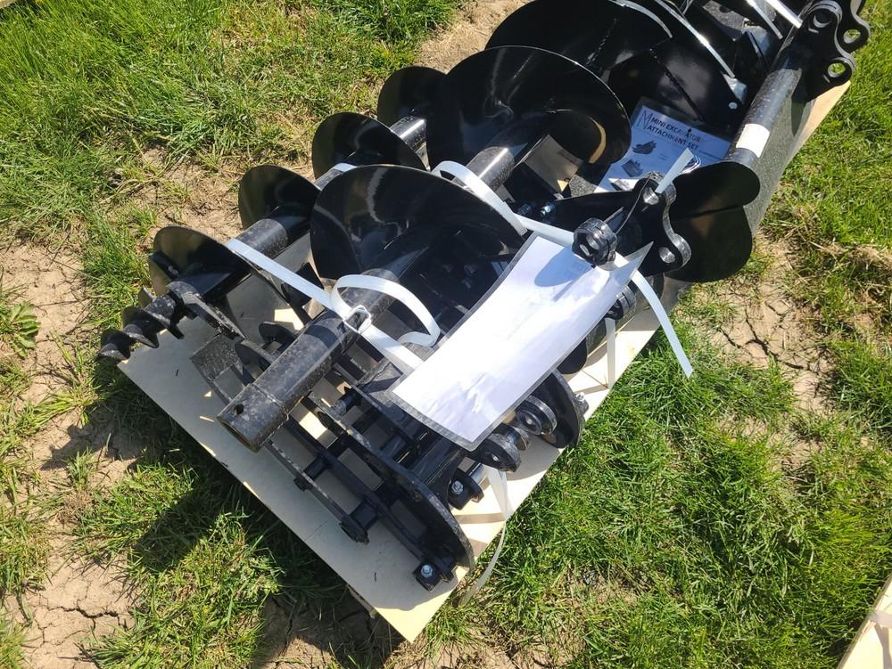 Miva 9pc Mini Excavator Attachment Set