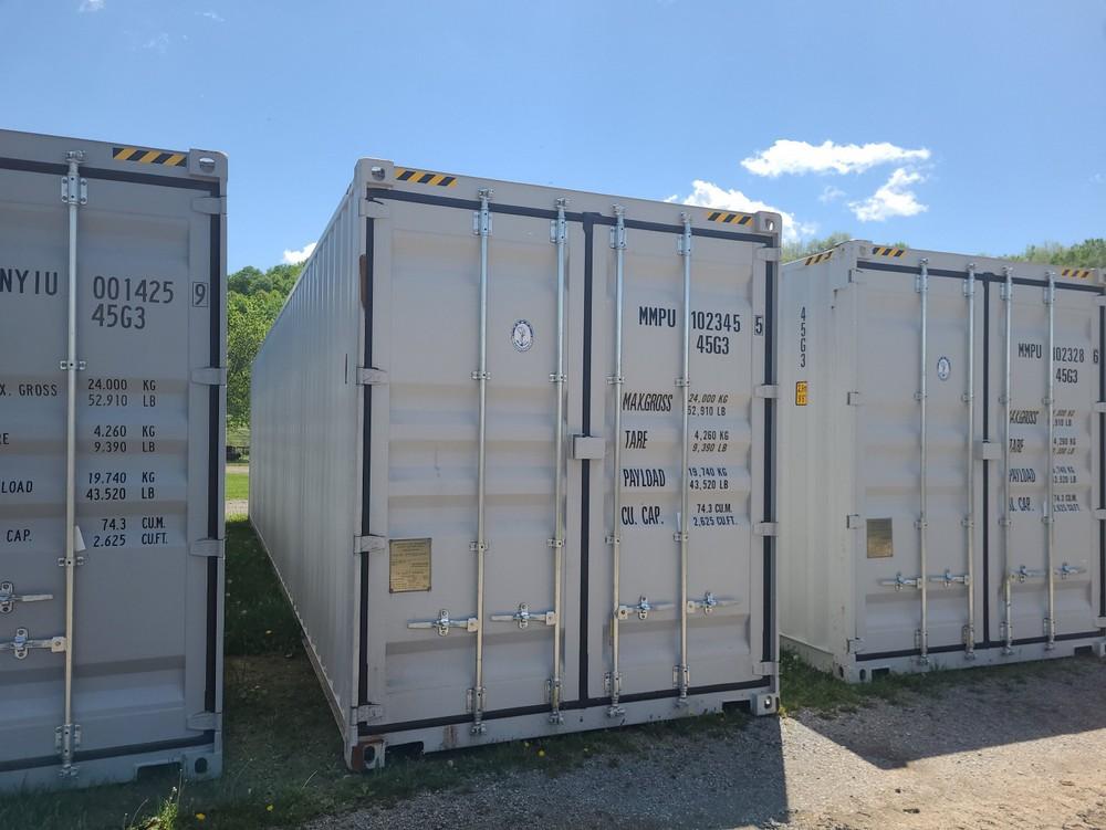 40' High Cube Container w/ 4 side doors