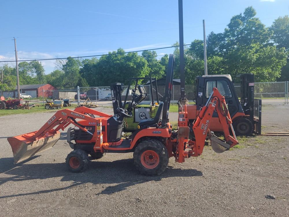 Kubota BX23 Diesel Tractor w/ Loader & Backhoe