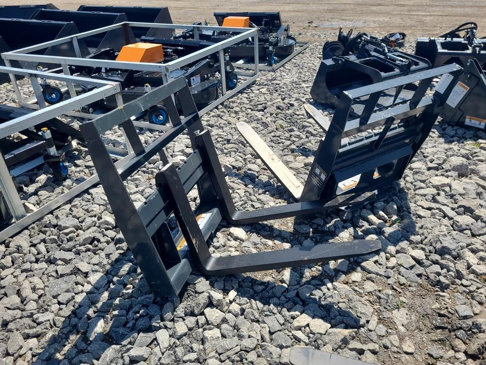 Wolverine Mini Skid Loader Fork Attachment