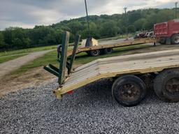 18' + 3' Triaxle Trailer w/ Ramps