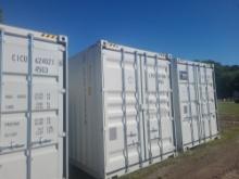 40' High Cube Container w/ 4 side doors