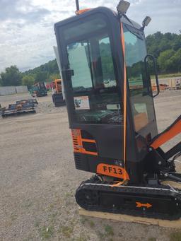 FF Ind. FF13 Mini Excavator w/ Full Cab