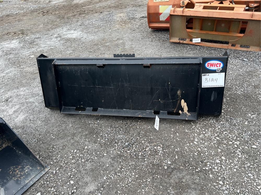 New 60" Skid Loader Bucket