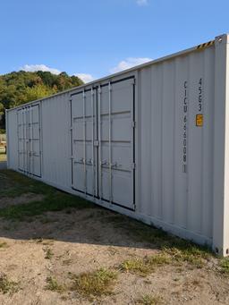 40' High Cube Container w/ 2 side doors