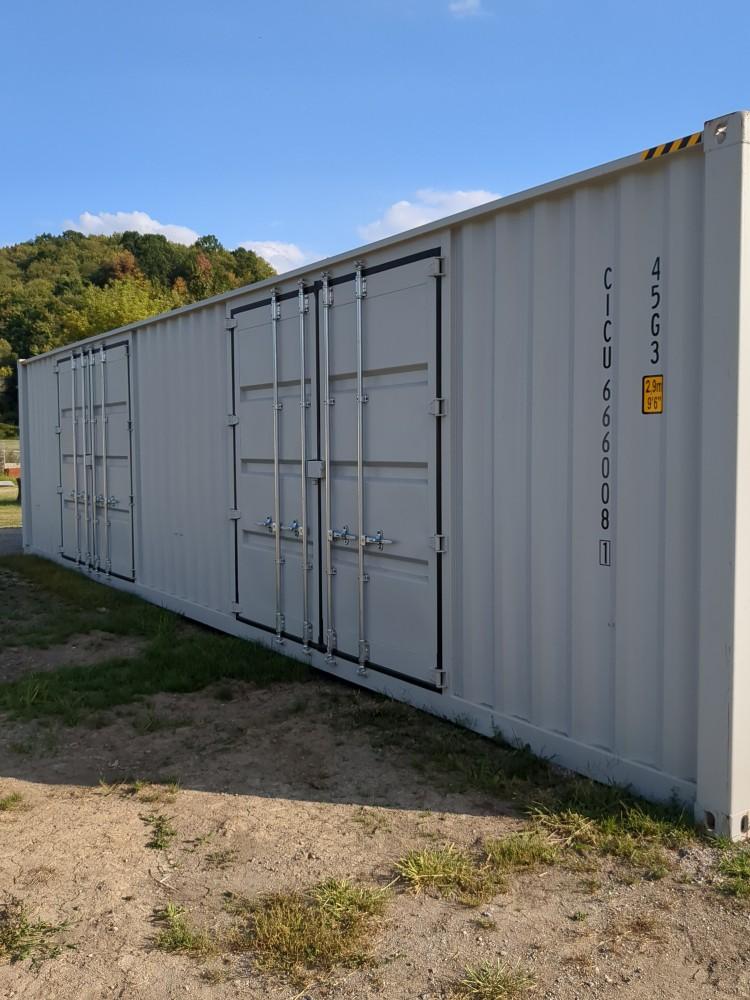 40' High Cube Container w/ 2 side doors
