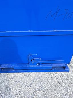 Blue Self Dumping Hopper