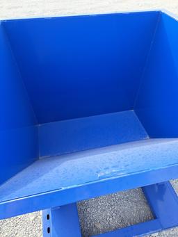 Blue Self Dumping Hopper