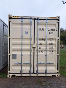 40' High Cube Container w/ 4 side doors