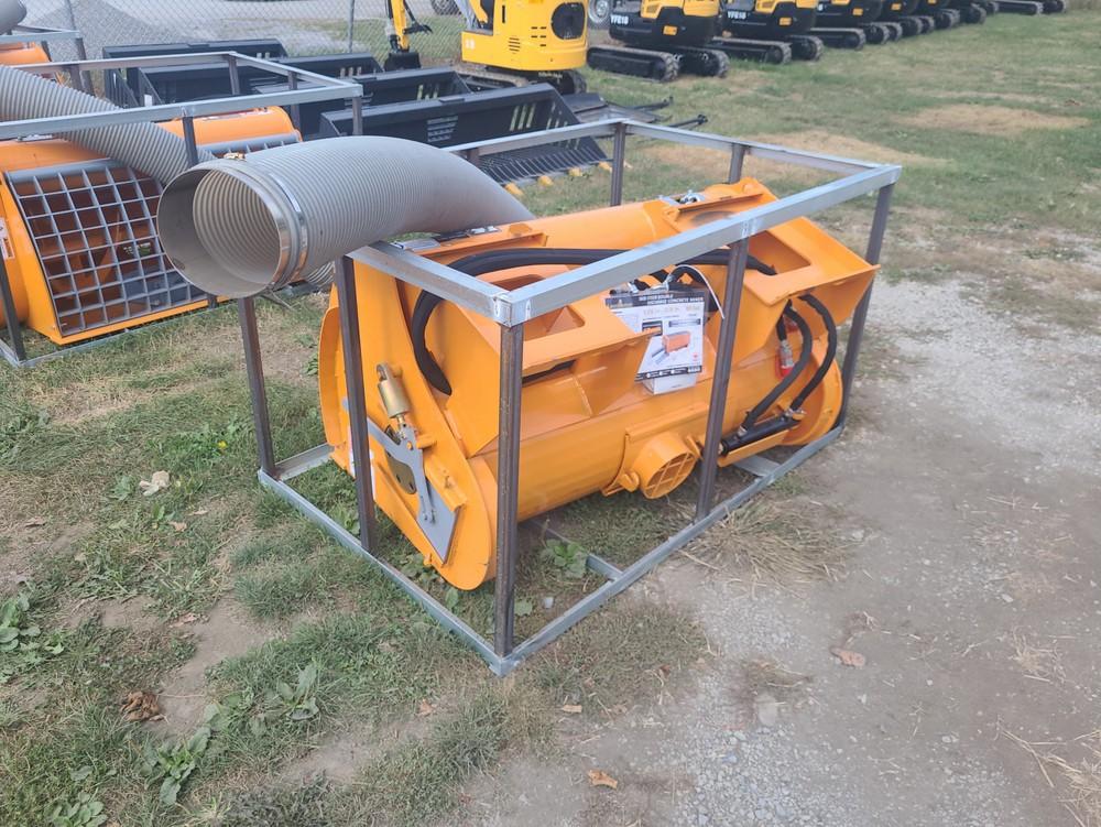 Landhonor Skid Loader Double Discharge Cement Mixer w/ Hose & Controls
