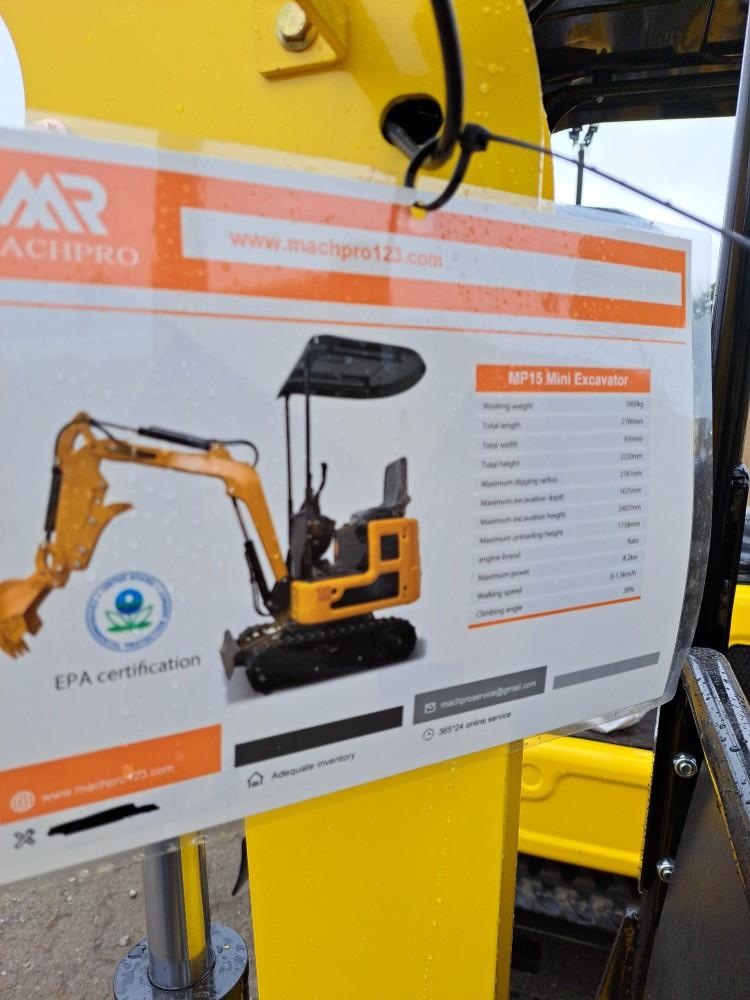Machpro MP15 Mini Excavator w/ Thumb