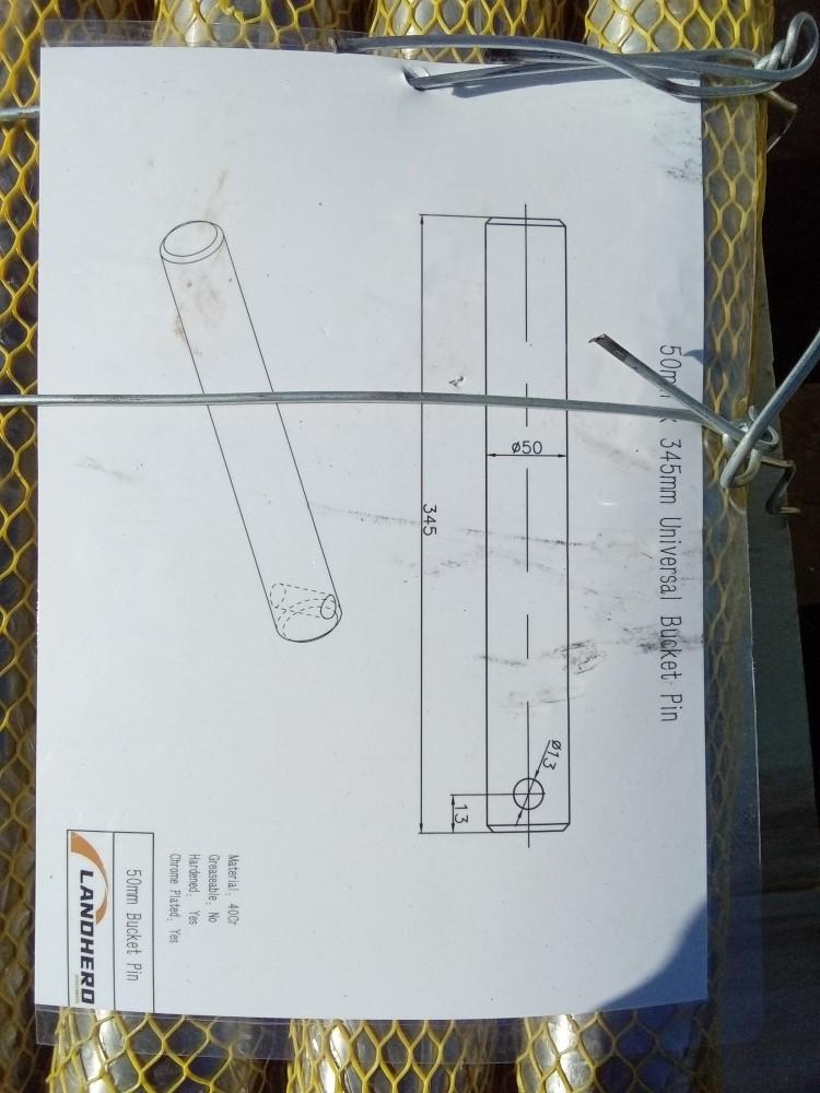 Land hero 50mm x 345mm universal bucket pins (4)
