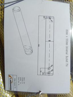 Land hero 80mm x 550mm universal bucket pins (4)