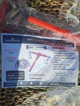 5/16 20ft chain G70 (16) and chain binders (8)