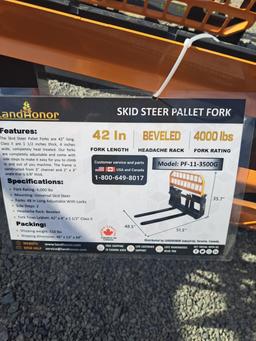 Land honor 42" Skid steer pallet fork attachment
