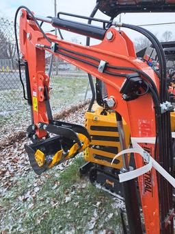 AGT WH12-R Mini Excavator w/ Canopy, Thumb & Blade