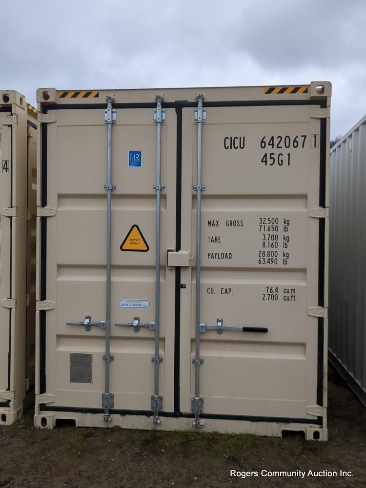40' High cube Container- no side doors