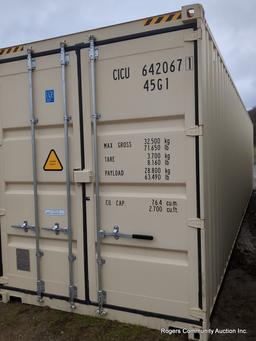 40' High cube Container- no side doors