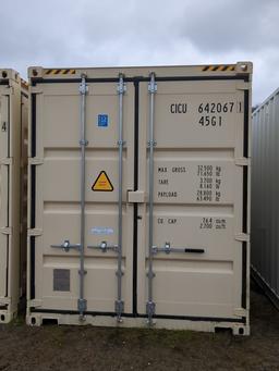 40' High cube Container- no side doors