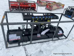 Mower king 84" skid steer dozer attachment