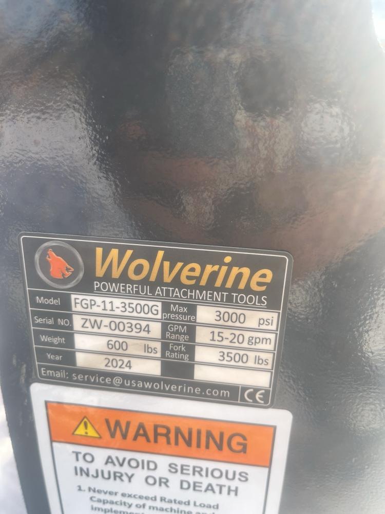 Wolverine Fork grapple attachment