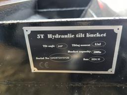 GIYI Hydraulic tilt ditch bucket 35"