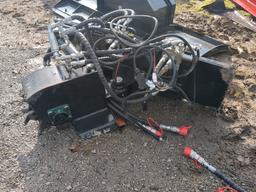 GIYI Skid steer stump grinder attachment