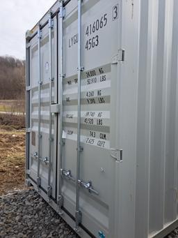 40' High Cube Container w/ 2 side doors