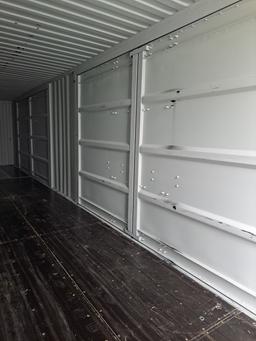 40' High Cube Container w/ 2 side doors